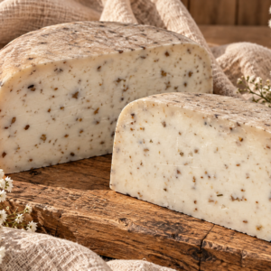 Gouda kozia z owocami leśnymi